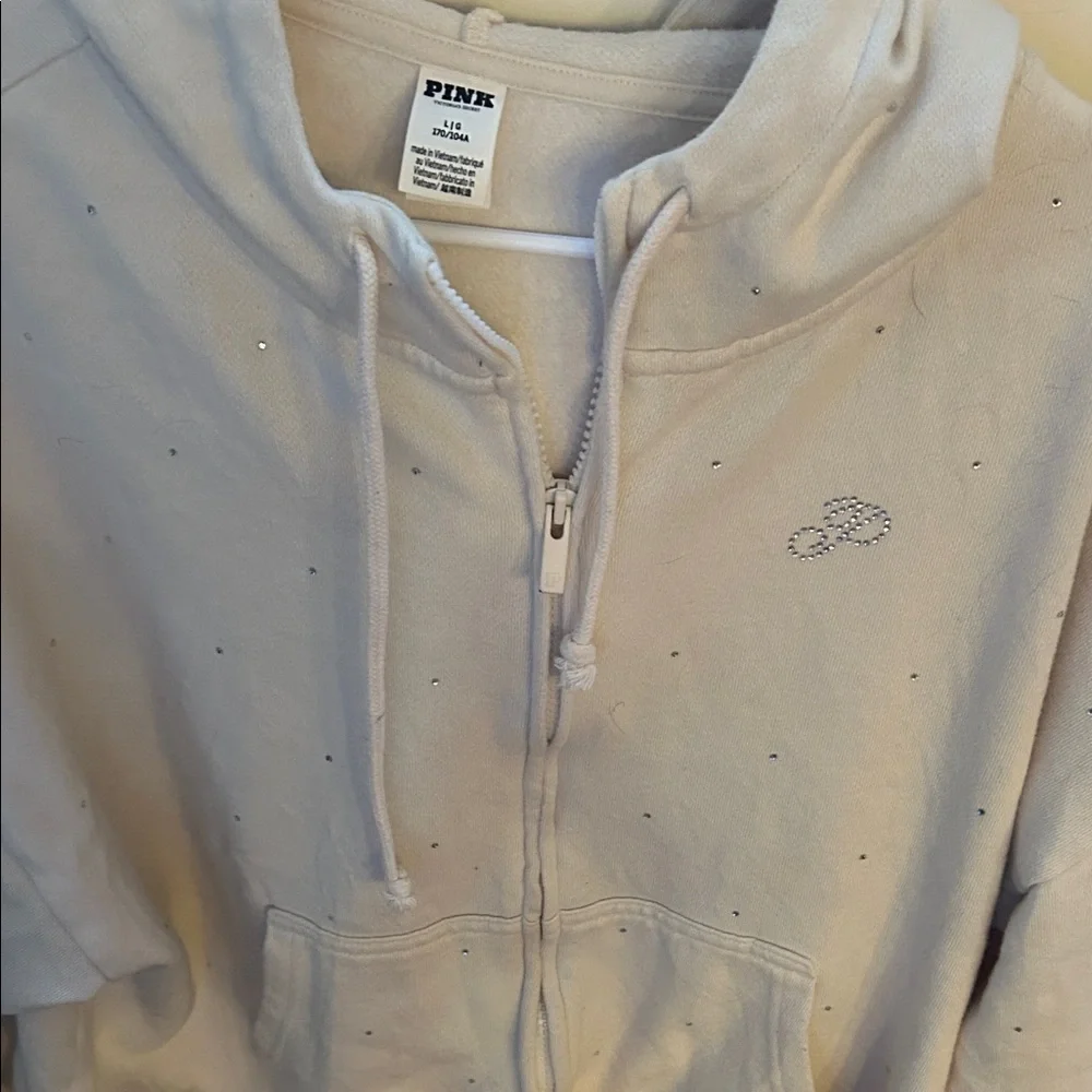 PINK Victoria Secret bling hoodie - Picture 3 of 5